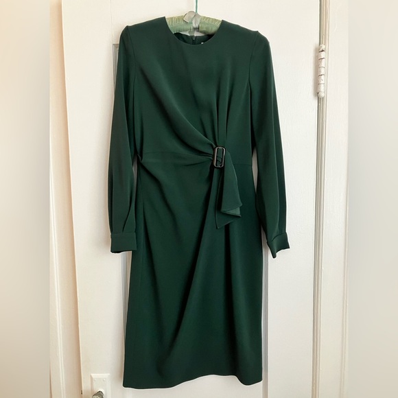 The Fold London Dresses & Skirts - The Fold Forest Green Long-Sleeve Dress EUC
